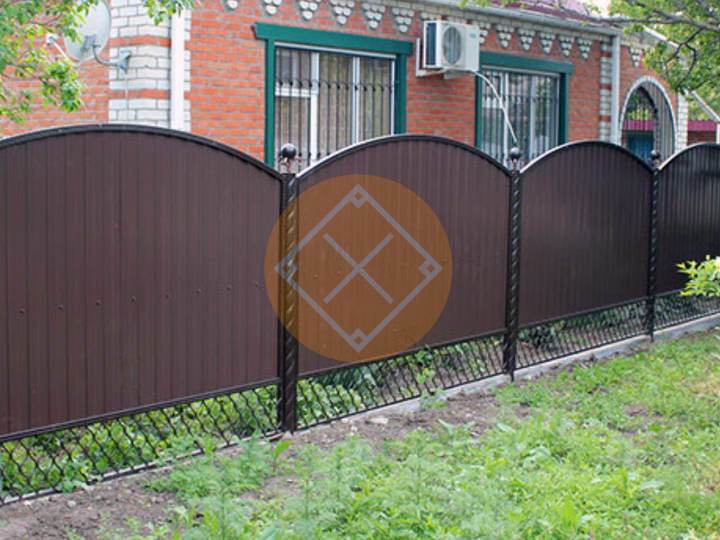 забор с просечкой