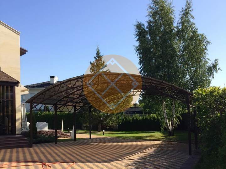 навес для загородного дома