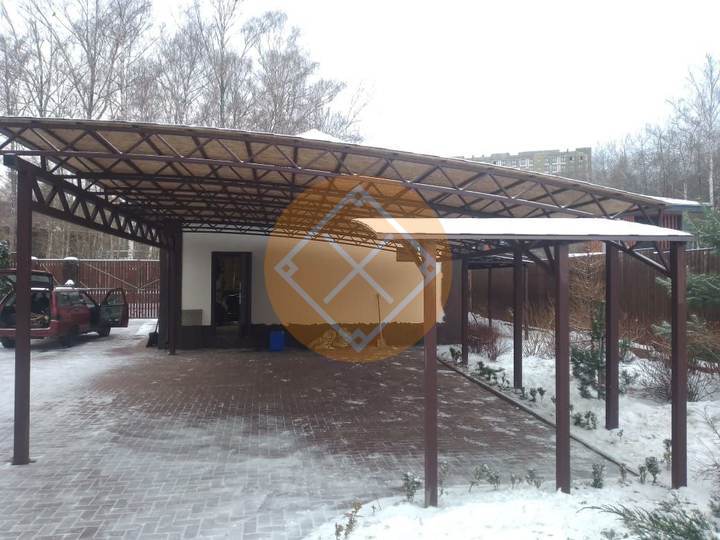 навес для дачи