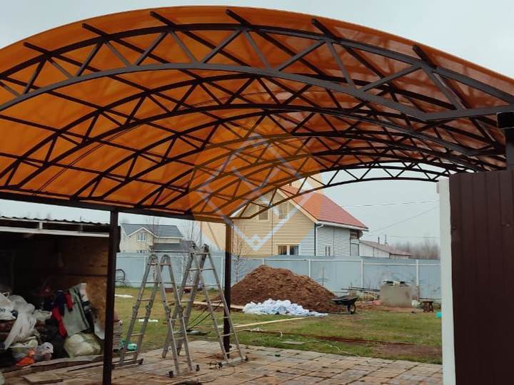 навес для загородного дома