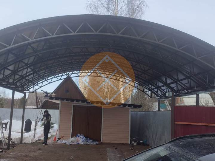 навес для загородного дома