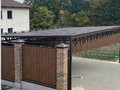 односкатный навес для загородного дома
